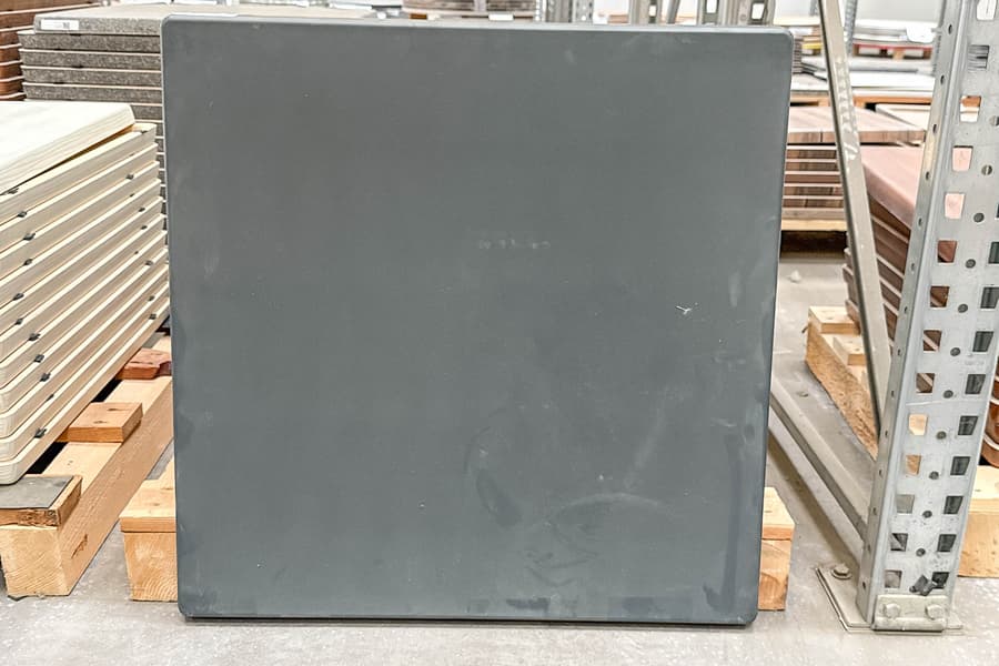 6 Tischplatten Classic Line \Dark Grey\